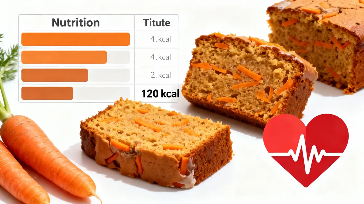 carrot cake minceur 120 kcal nutrition