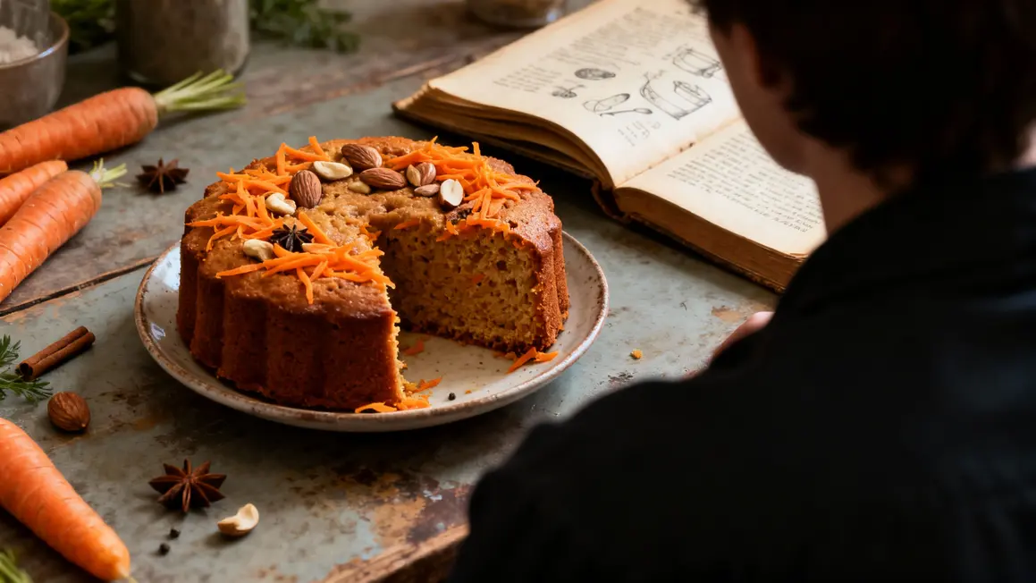 carrot cake moelleux carottes noix epices