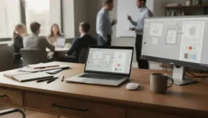 Capture d'écran annotée Greenshot sur bureau professionnel