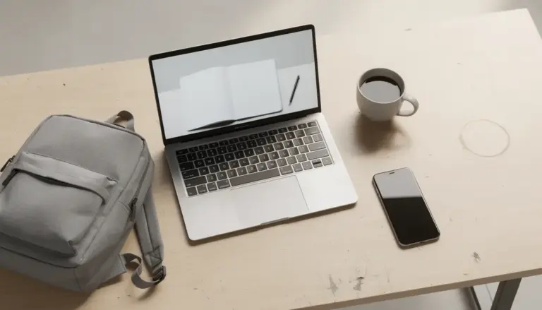 ordinateur portable acer 15 pouces ouvert bureau ambiance professionnelle