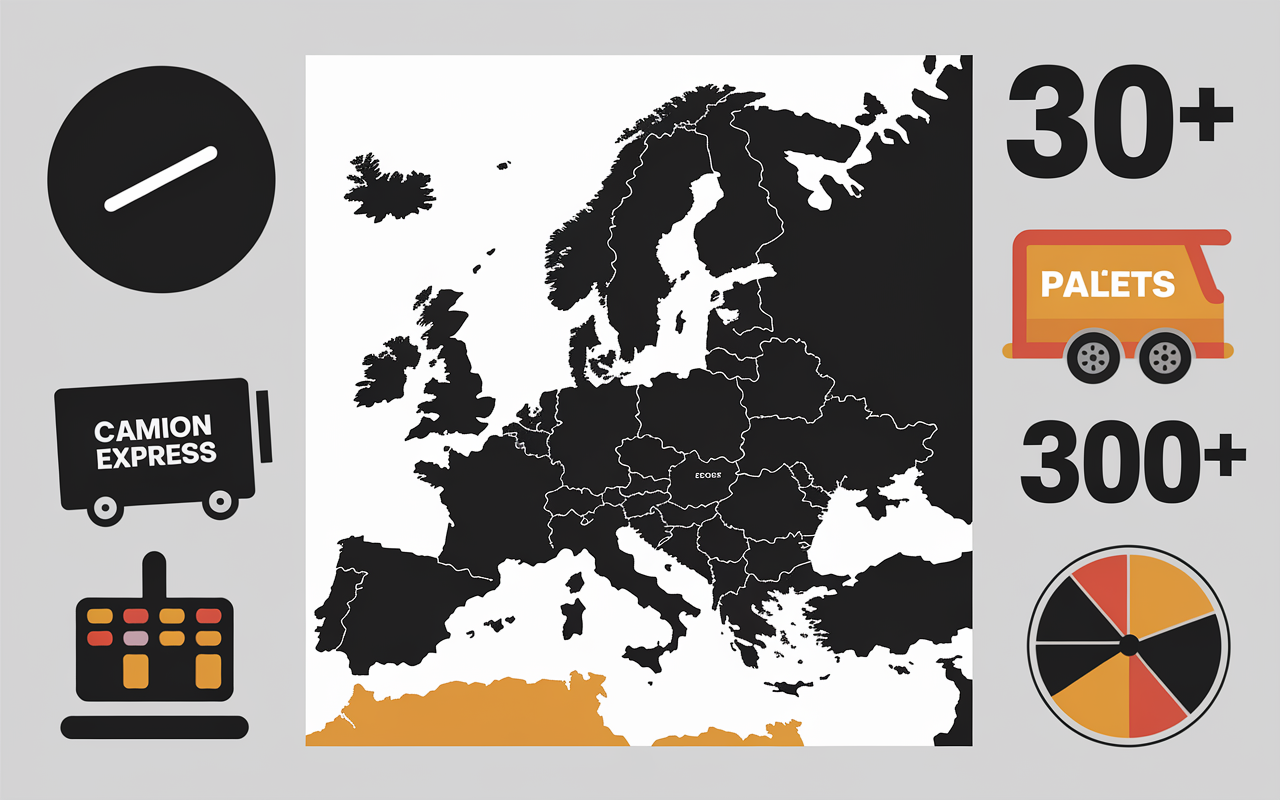 Transporteurs packlink pro carte Europe monde