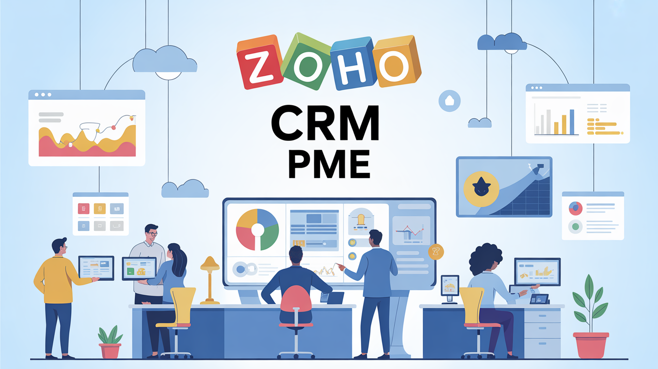 zoho crm pme bureau automatisation securite