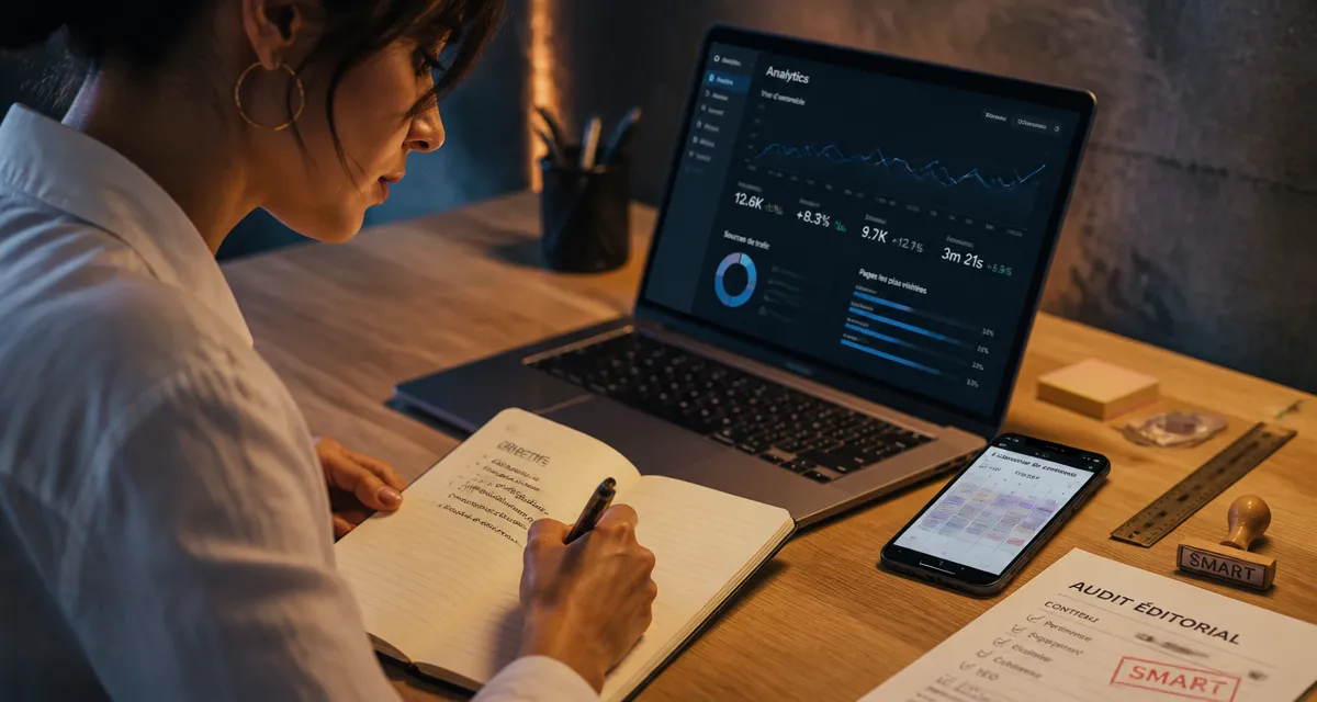 Formation social media manager : 4 piliers stratégie digitale, analytics et calendrier contenus