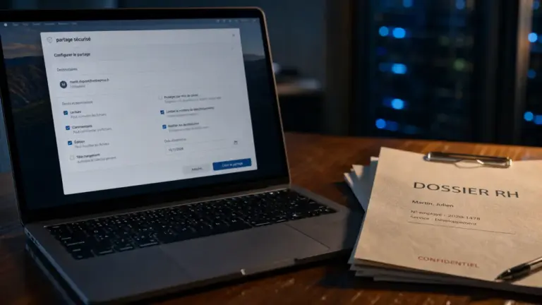 Partage de fichier en ligne sécurisé : chiffrement, accès et expiration