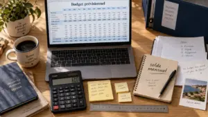 Exemple budget prévisionnel pour repérer les déficits avant le lancement