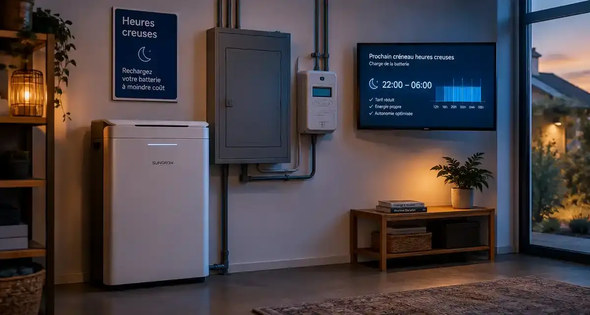 guide de chargement des batteries solaires pendant les heures creuses featured image