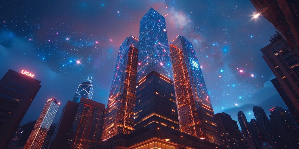 branding astral : illustration symbolique des influences cosmiques sur une entreprise