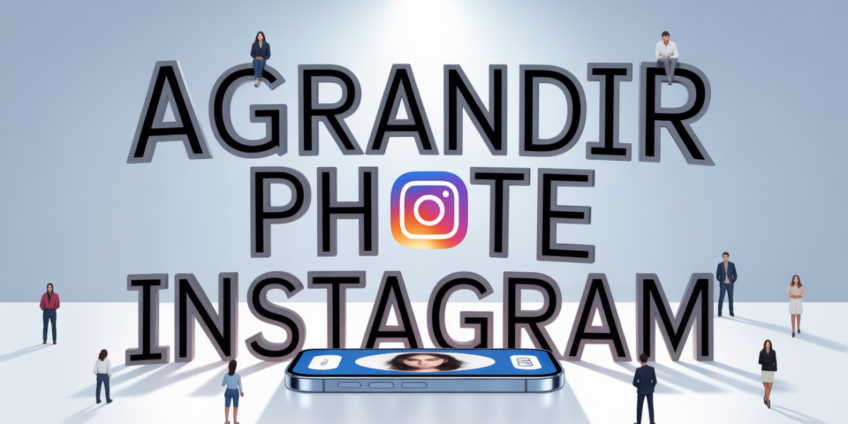 Agrandir photo Instagram sur smartphone en HD