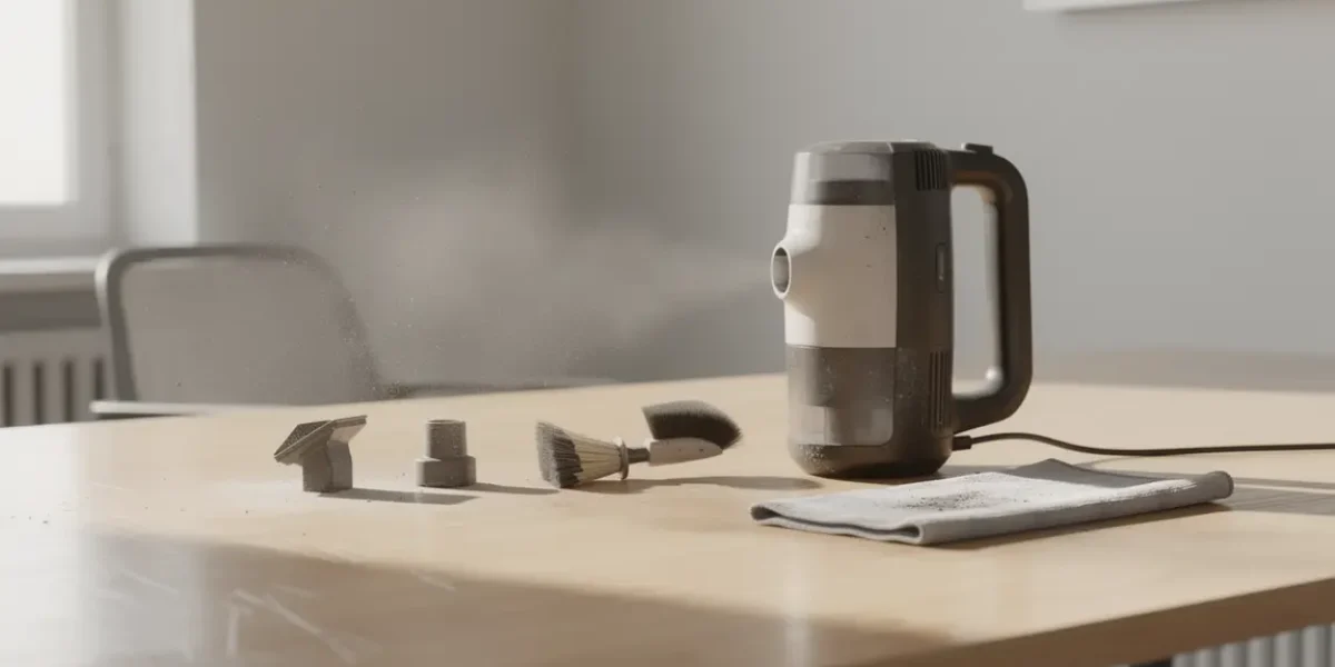 Aspirateur de table compact sans odeur, bureau propre