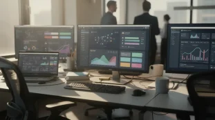 Monitoring Brand24 réputation sur écrans ordinateurs