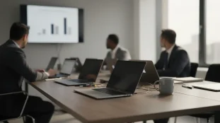 bureau moderne avec ordinateurs portables Acer comparatif 2026