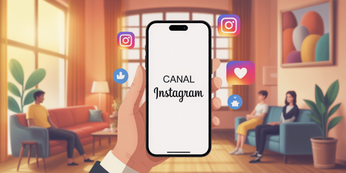 Canal Instagram notification smartphone