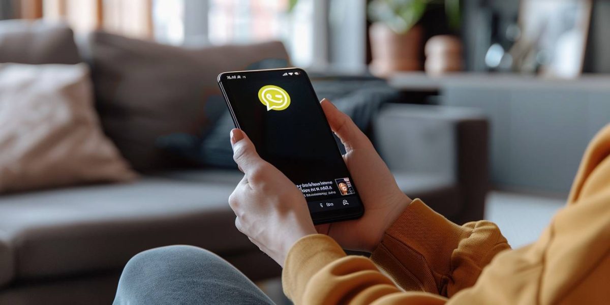 Snapchat monétisation : interface de Snapchat montrant des statistiques de vues