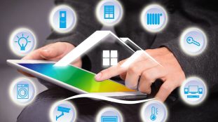 maison connectée : illustration d'une maison équipée de dispositifs domotiques