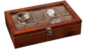 range montre homme : boîte à montre en bois élégante pour homme