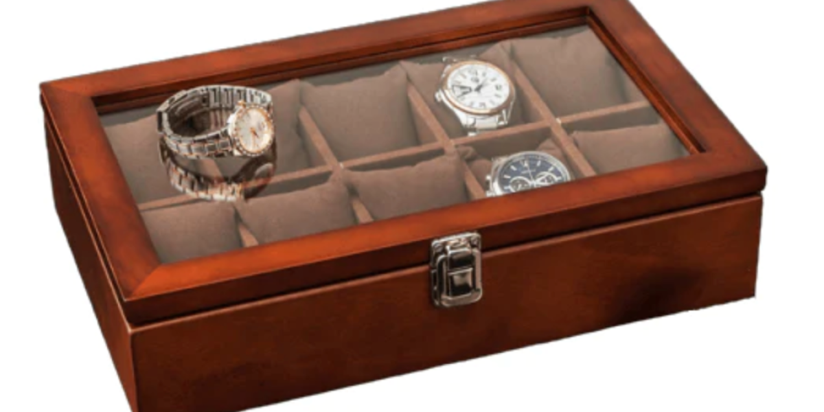range montre homme : boîte à montre en bois élégante pour homme