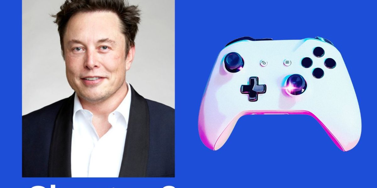 Elon Musk triche jeux vidéo : Elon Musk devant un écran de jeu vidéo mettant en scène Path of Exile 2 et Diablo IV