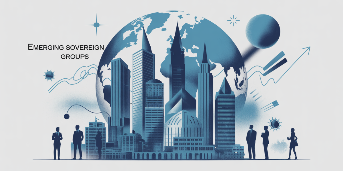 Illustration d'emerging sovereign group buildings