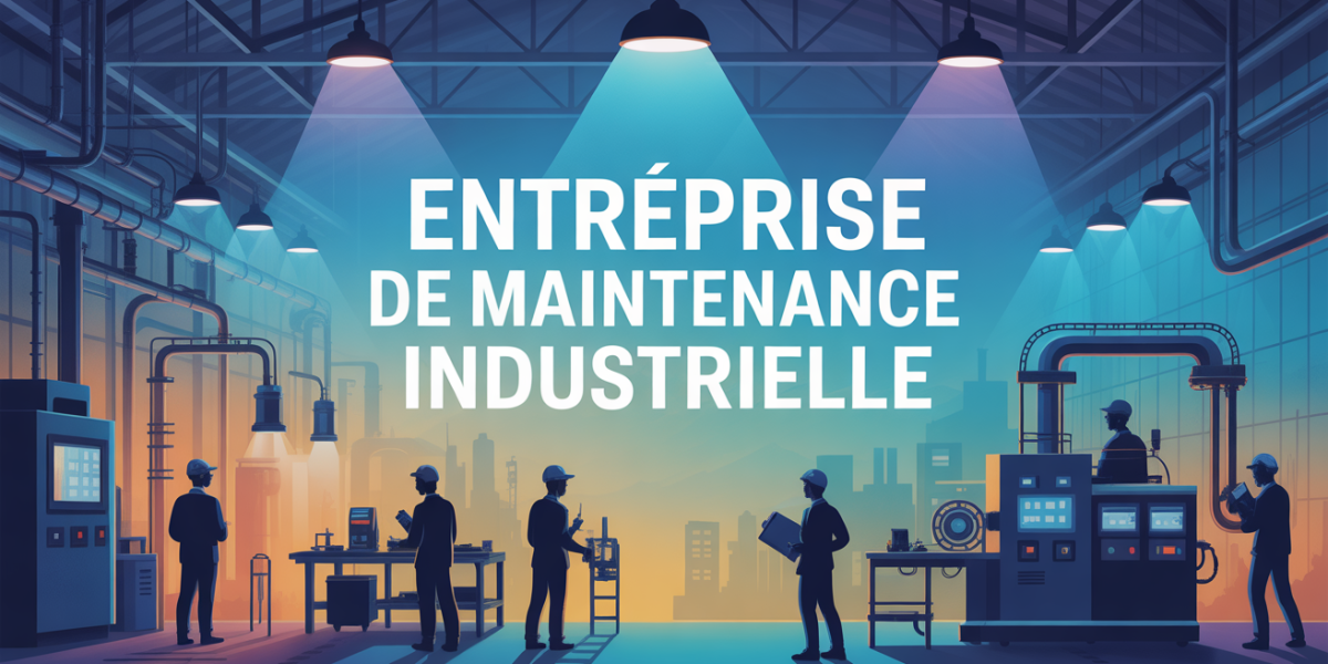 Usine industrielle maintenance techniciens machines