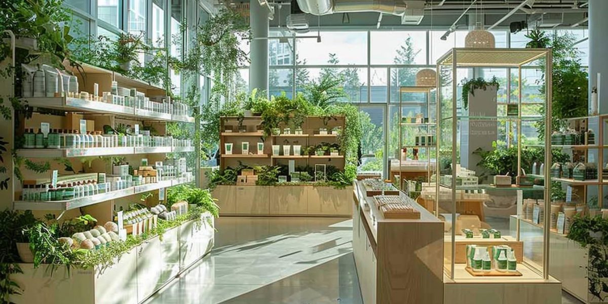 entreprises écologiques : illustration représentant des entreprises engagées dans des pratiques durables et respectueuses de l'environnement