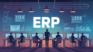 erp définition collaboration en pme illustration