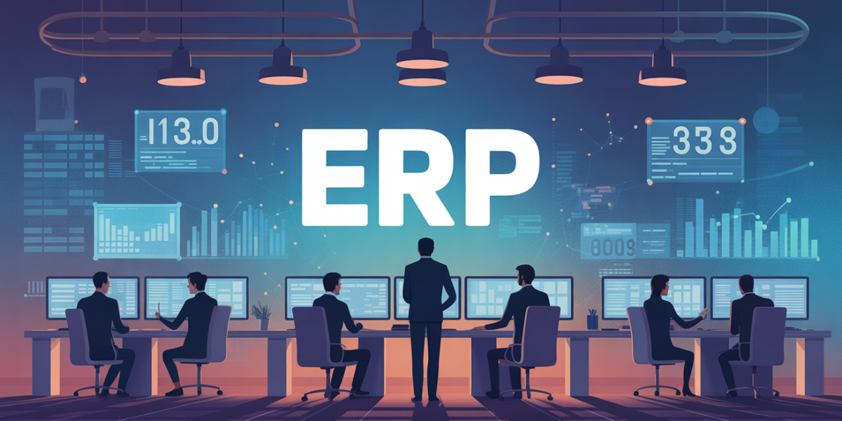 erp définition collaboration en pme illustration