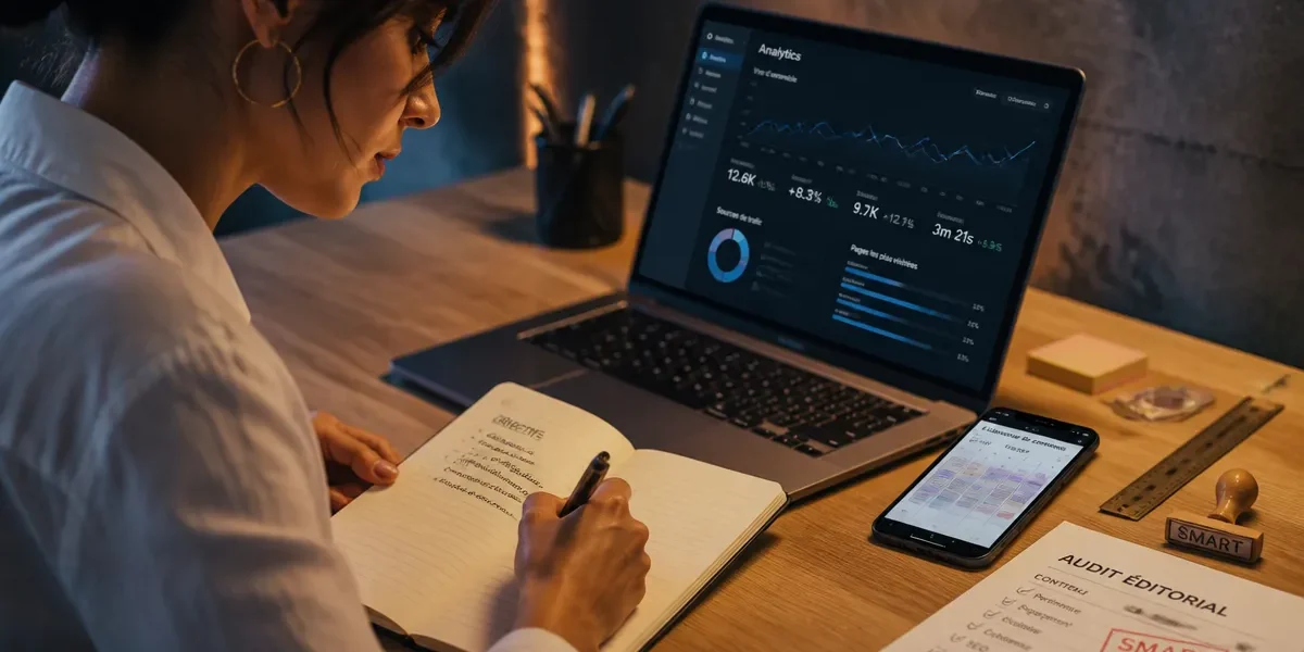 Formation social media manager : 4 piliers stratégie digitale, analytics et calendrier contenus