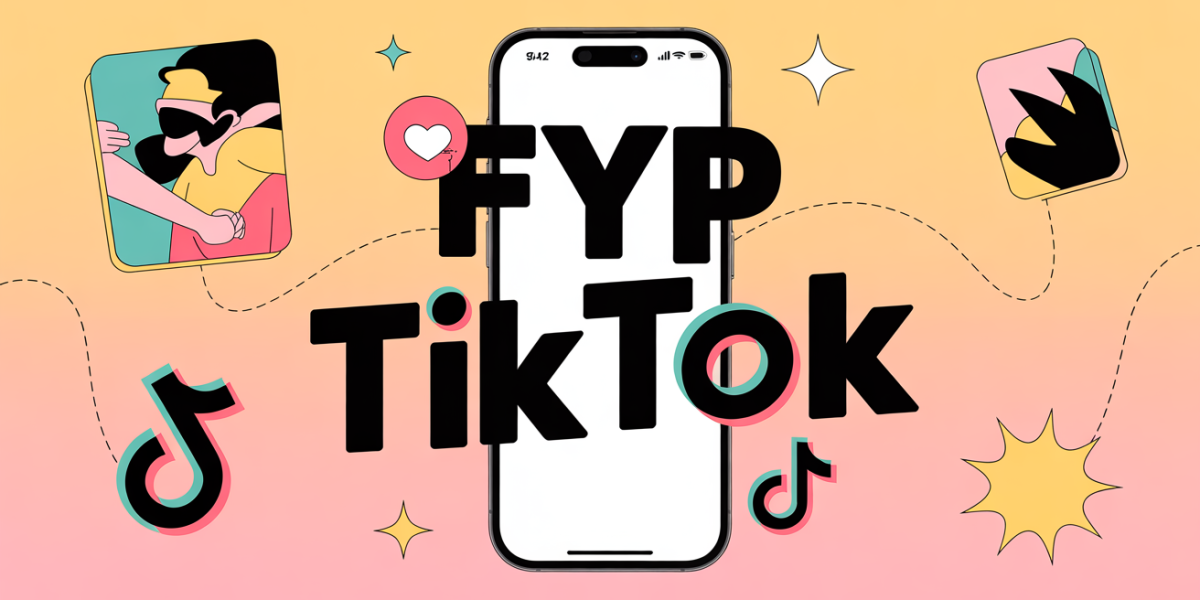 smartphone fyp tiktok effet dynamique stickers