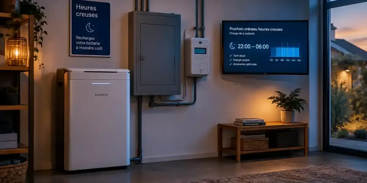 guide de chargement des batteries solaires pendant les heures creuses featured image