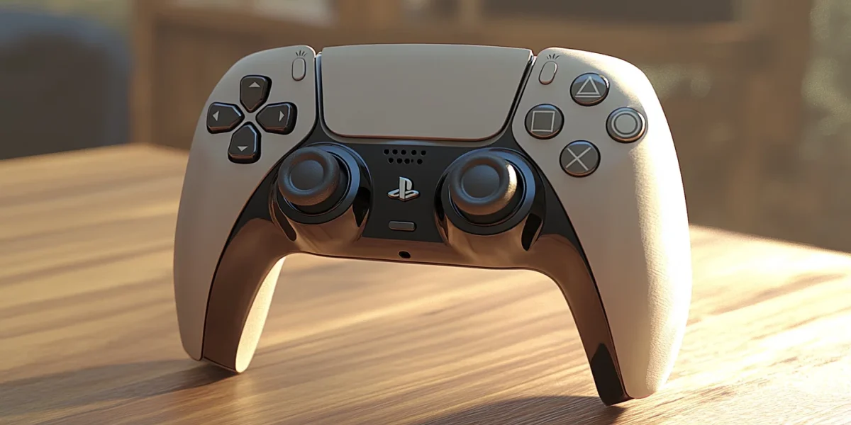 garantie manette PS5 : manette PlayStation 5 avec logo de garantie