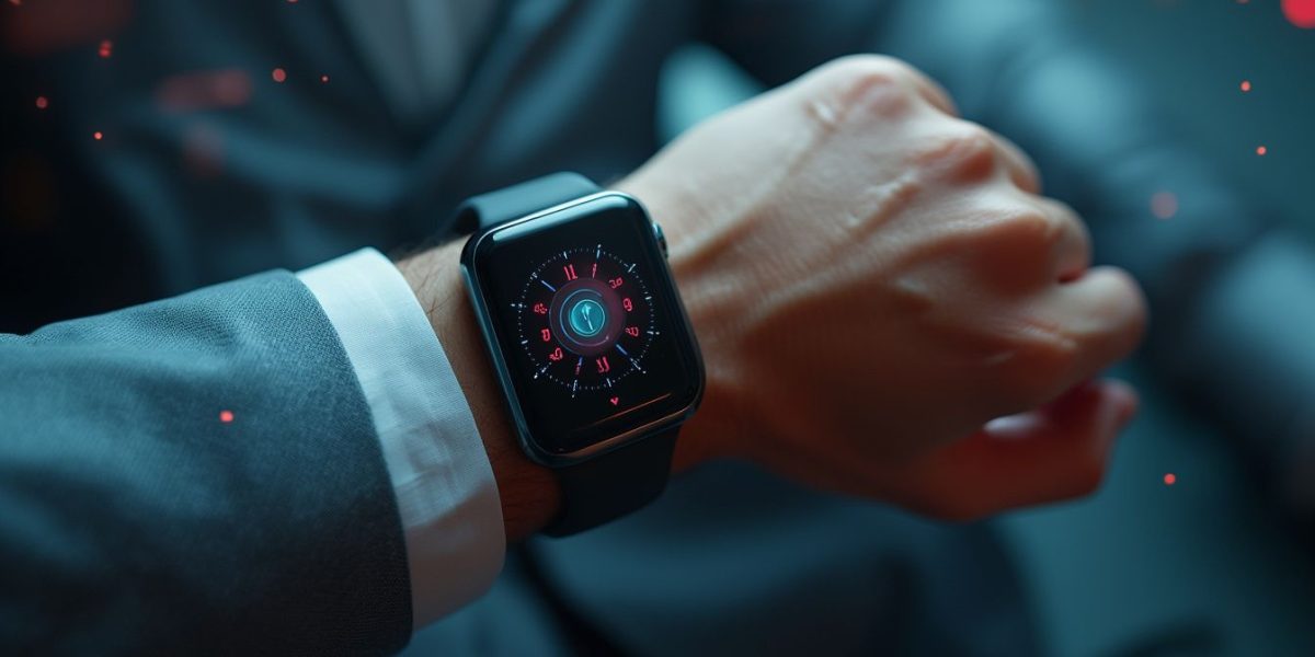 smartwatches santé : montre connectée affichant des données de santé avancées