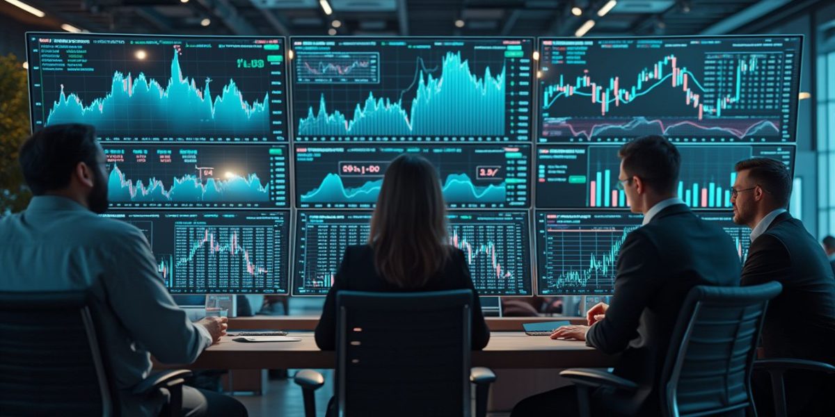 Surf Finance : logo et interface utilisateur de Surf Finance sur écran digital