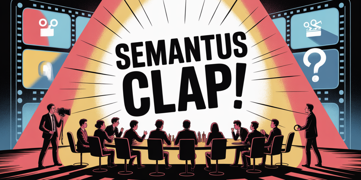 Illustration jeu Semantus Clap ambiance ludique