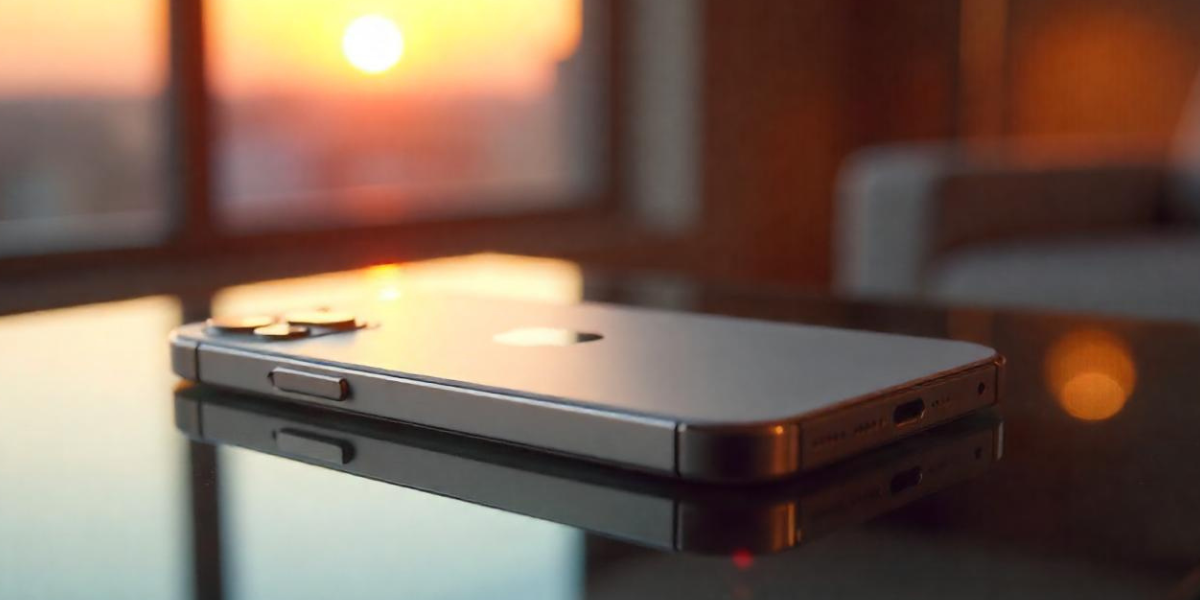 iPhone 26 : représentation stylisée de l'iPhone 26 avec un effet futuriste