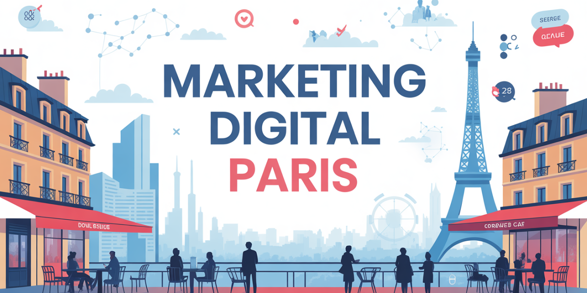 Vue moderne Paris marketing digital innovation