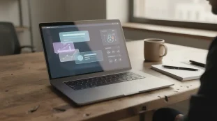 Vue ordinateur OptinMonster pop-ups collecte leads analyse SEO