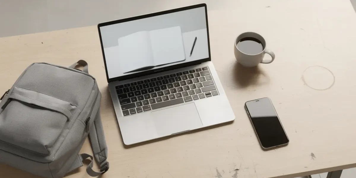 ordinateur portable acer 15 pouces ouvert bureau ambiance professionnelle