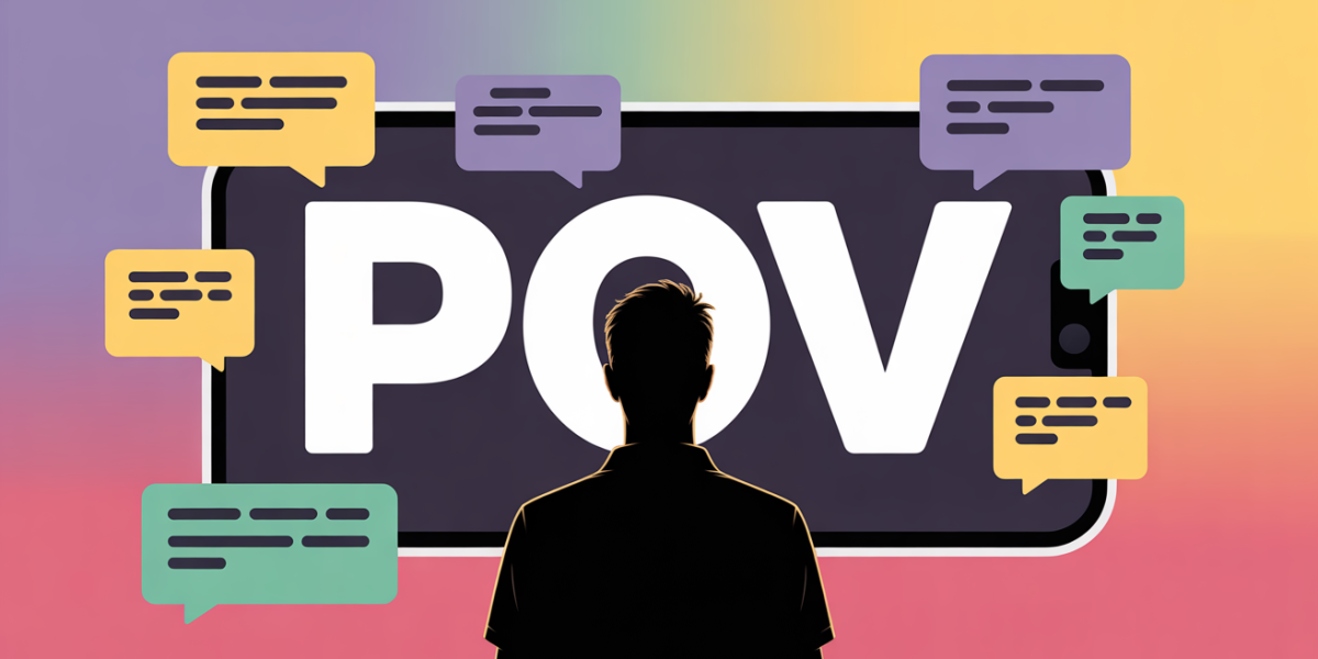 POV digital immersion smartphone reseau social