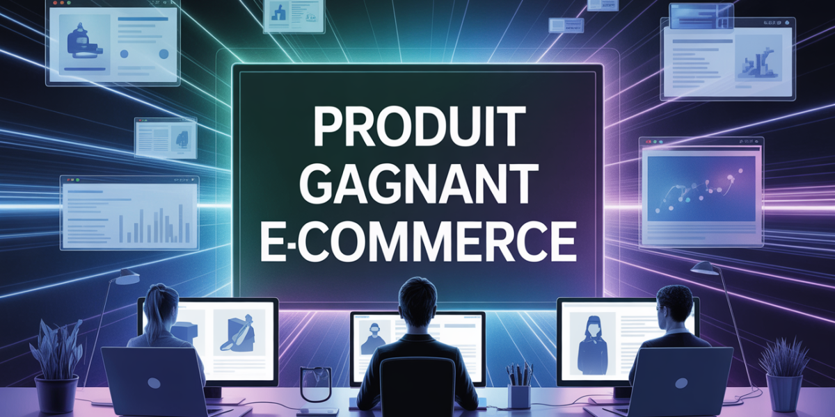 Dashboard IA e-commerce Minea produit gagnant