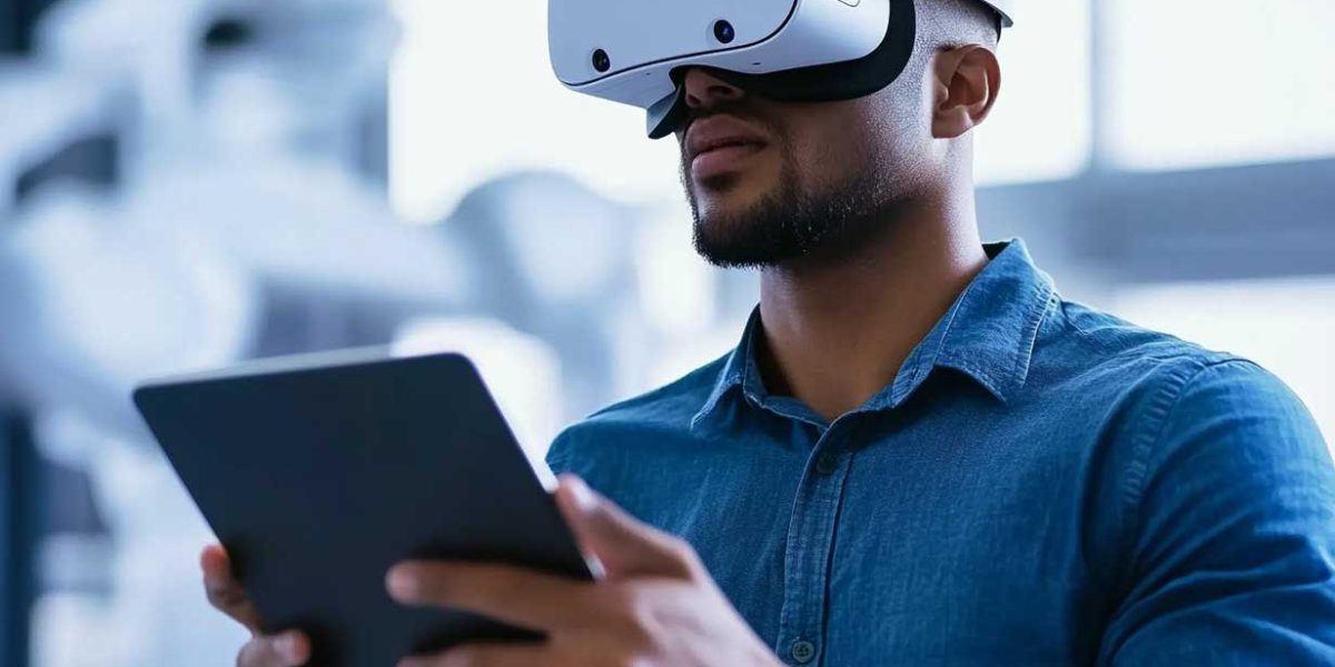 réalité augmentée : représentation d'élèves utilisant des outils de réalité augmentée en classe