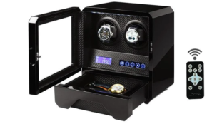 range montre automatique : boîtier élégant contenant plusieurs montres automatiques