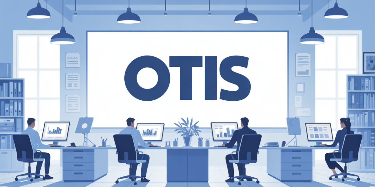 scene corporate moderne logo otis