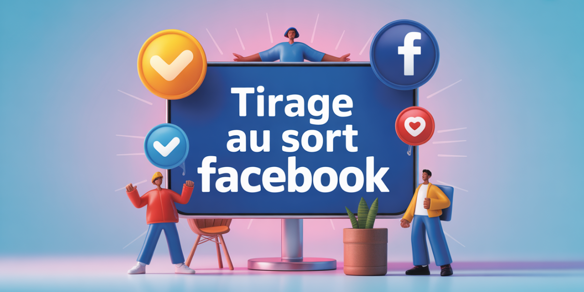 Visuel illustrant un tirage au sort Facebook certifié