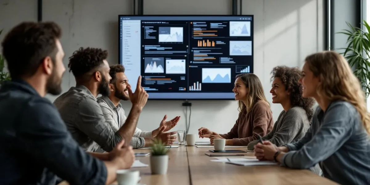 inbound marketing : illustration représentant une stratégie d'inbound marketing avec contenu digital et interaction client