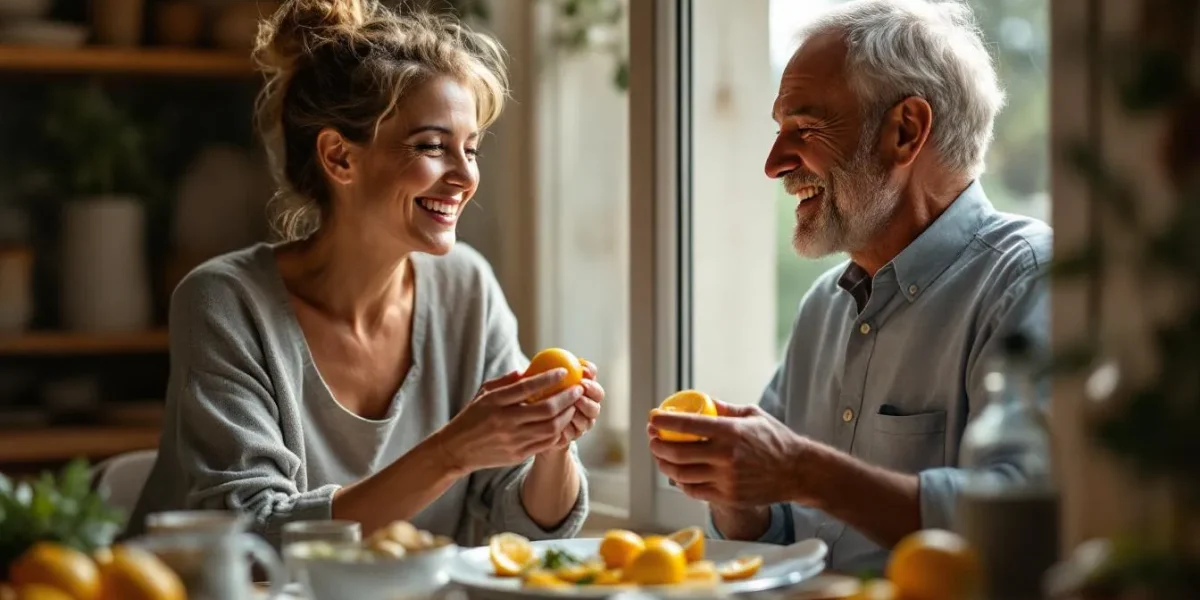 citron : citrons frais et coupés sur une planche à découper