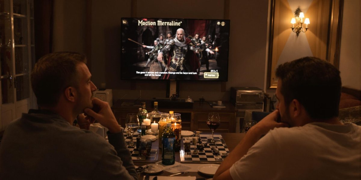 DOOM : image d'un personnage emblématique de DOOM dans un décor médiéval infernal